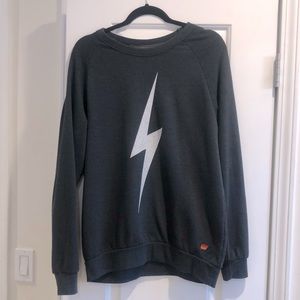 Aviator Nation Pullover Sweatshirt Navy Blue L